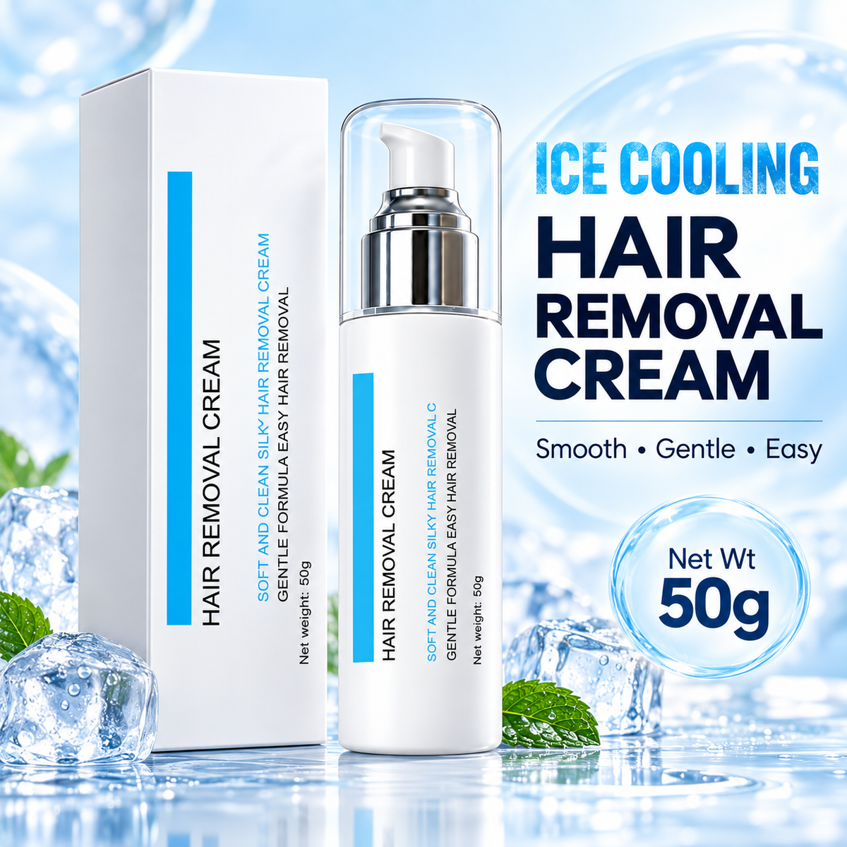 🎁 BUY 1 GET 1 FREE ❄️ Hair Removal Cream: Effortlessly Remove Unwanted Hair for Silky-Smooth Skin!