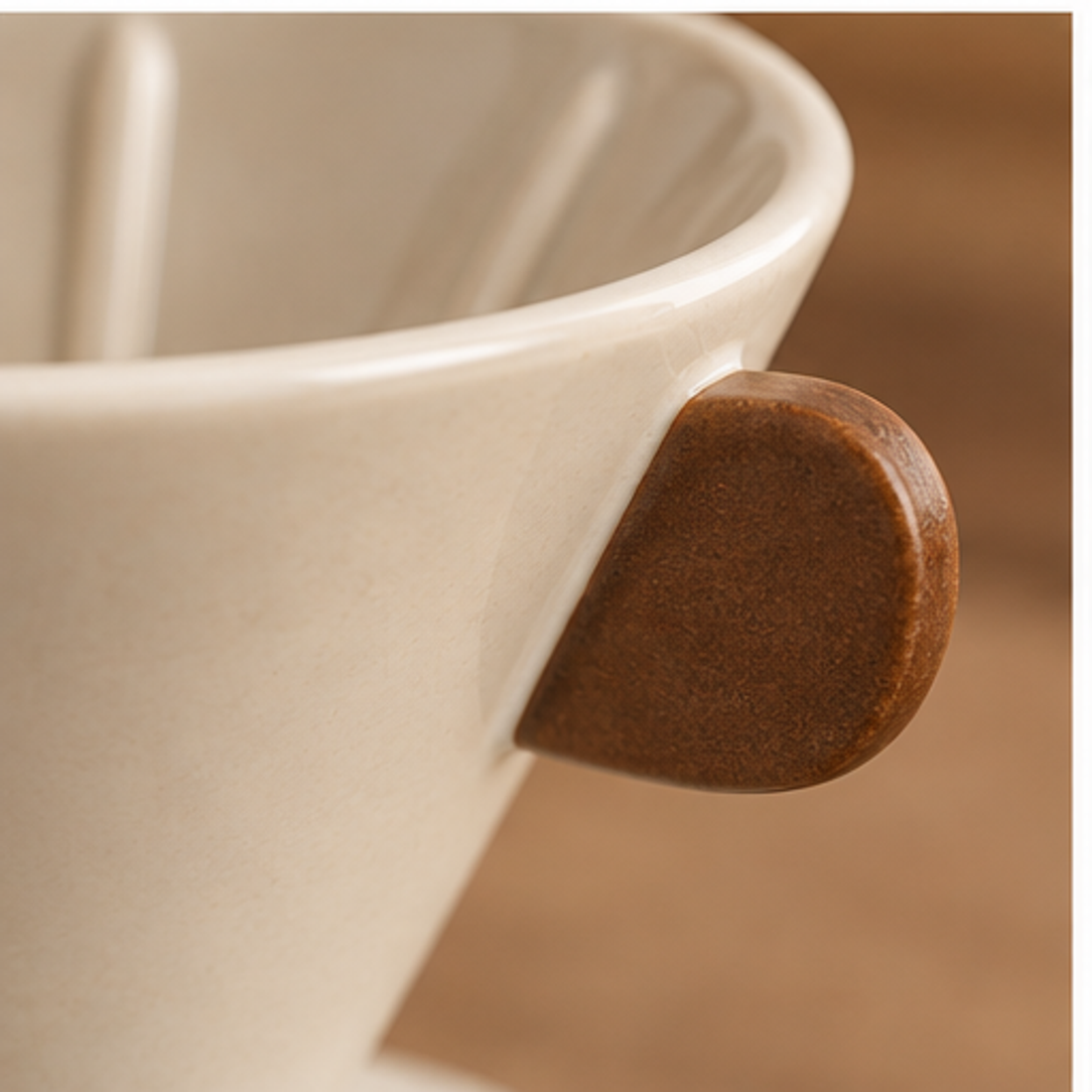 Ceramic Pour-Over Dripper — detail