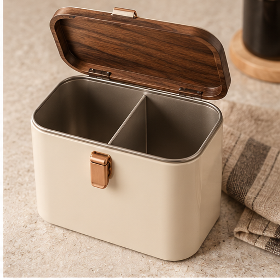 Coffee Filter Storage Canister — feature