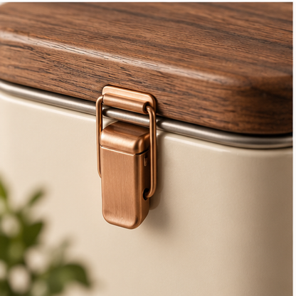Coffee Filter Storage Canister — detail