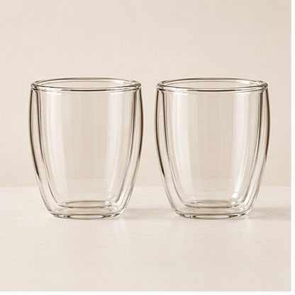 Double-Wall Coffee Cup Pair — hero