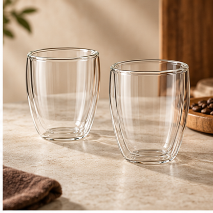 Double-Wall Coffee Cup Pair — feature