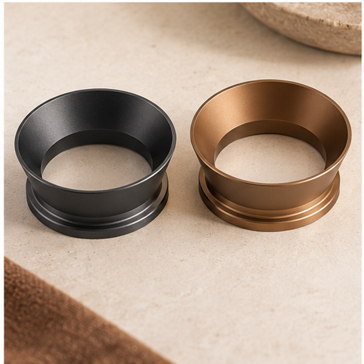 Espresso Dosing Funnel Set — 2 Piece — overview