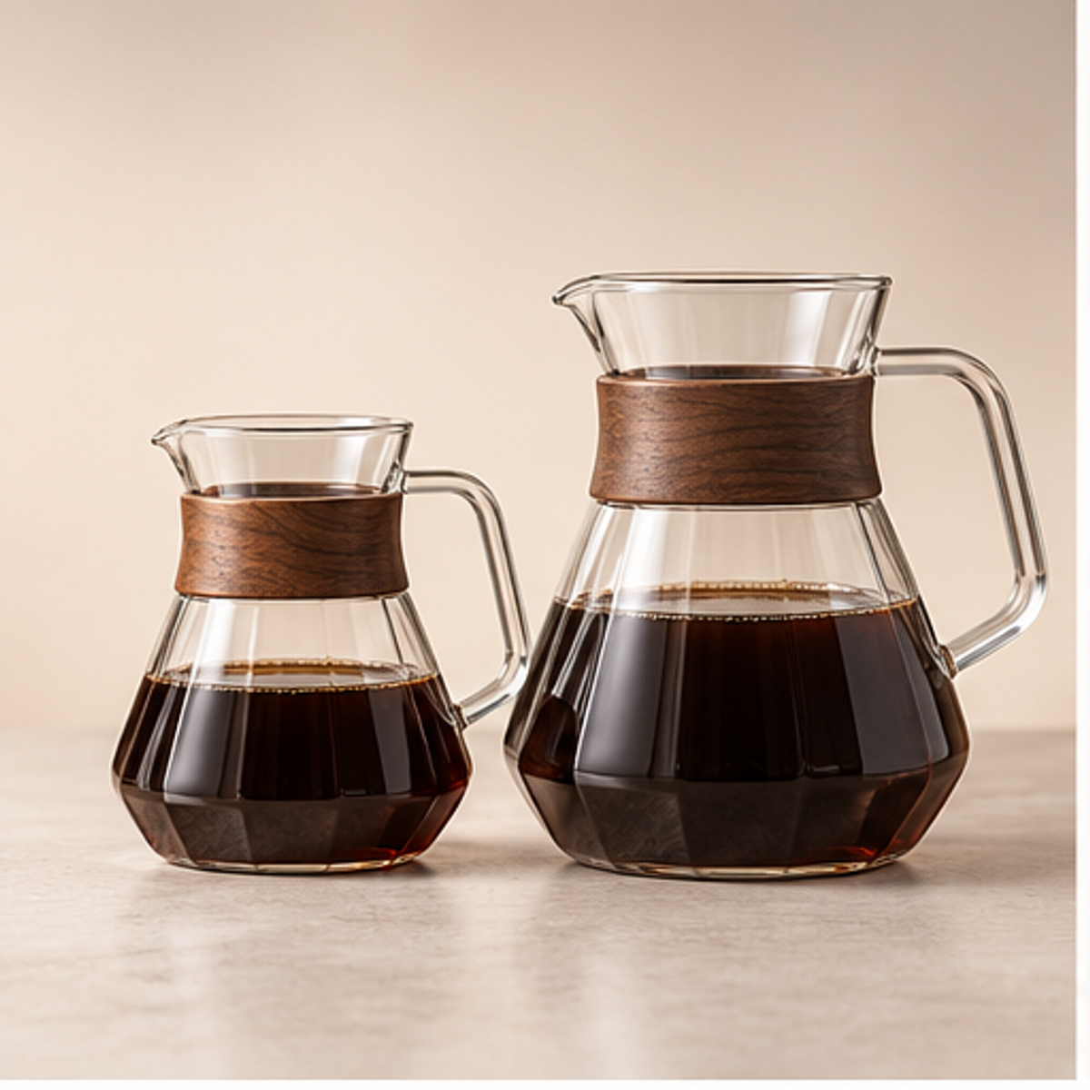 Glass Pour-Over Server Set — 2 Piece — hero