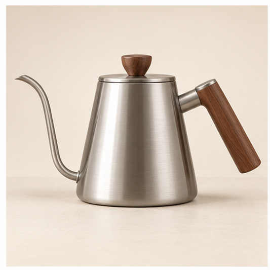 Stainless Gooseneck Pouring Kettle — hero
