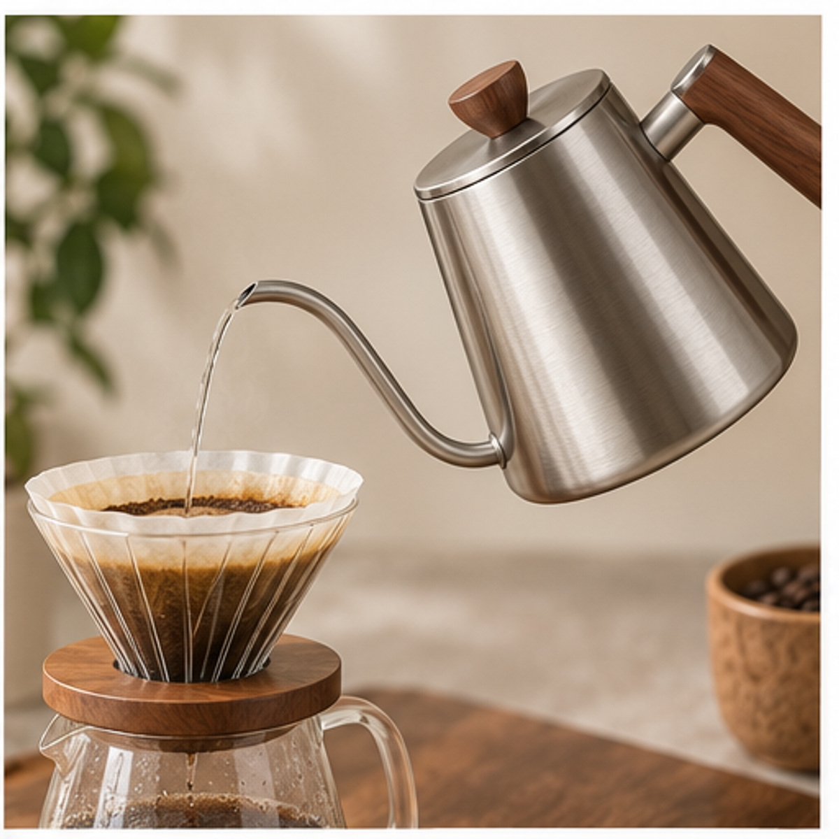 Stainless Gooseneck Pouring Kettle — feature